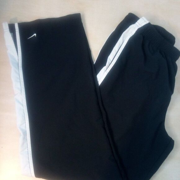 Vintage Nike Striped Wind Pants Joggers Trainers Women - Picture 1 of 9